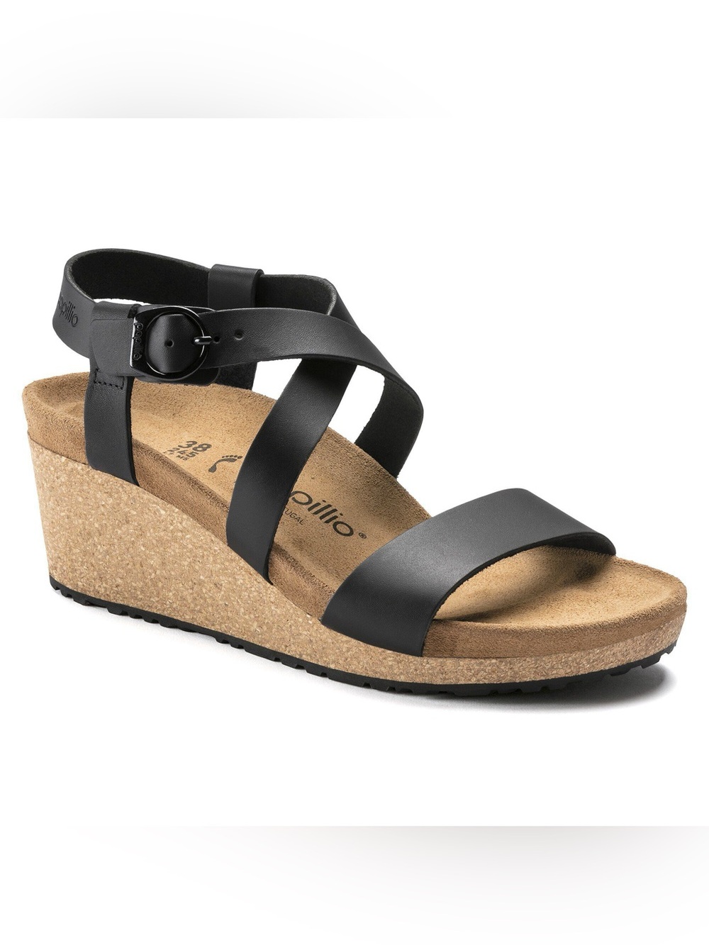 Birkenstock Papillio Sibyl Strappy Wedge Heel 7.5